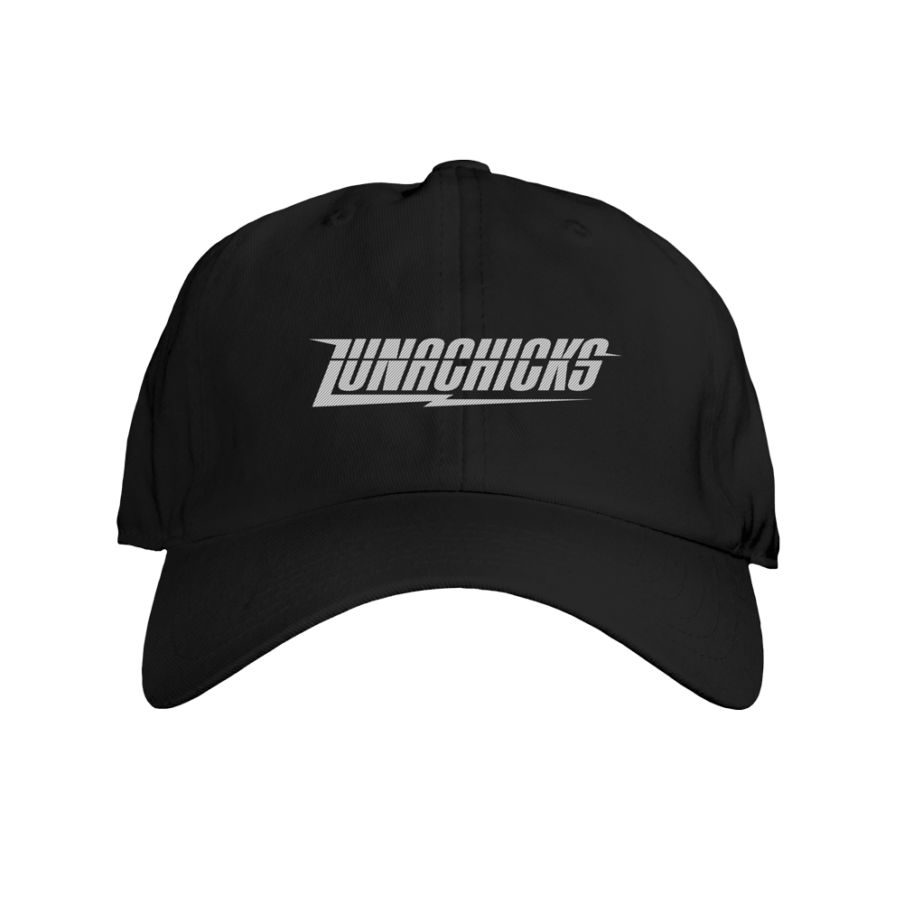 Lightning Bolt Dad Hat (Black)