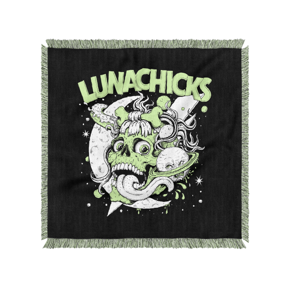 Bonehead Woven Blanket (Black)