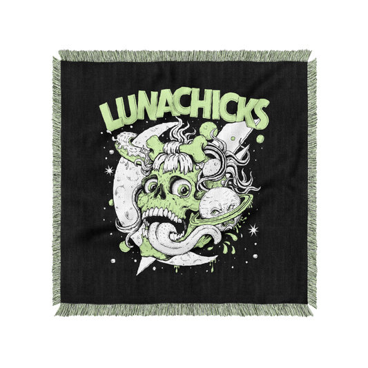 Bonehead Woven Blanket (Black)