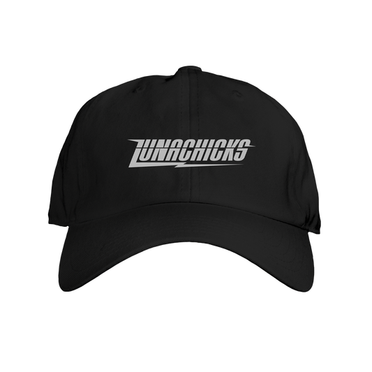 Lightning Bolt Dad Hat (Black)