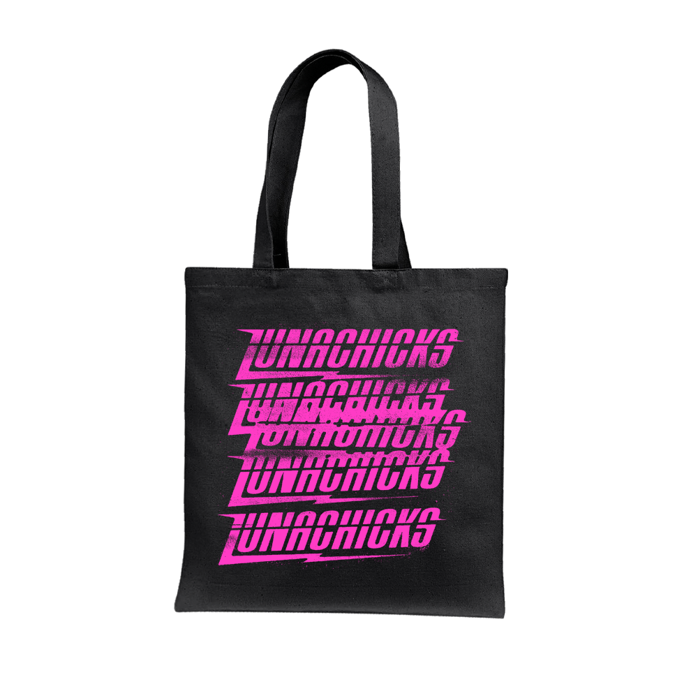 Repeater Logo Tote Bag (Black)