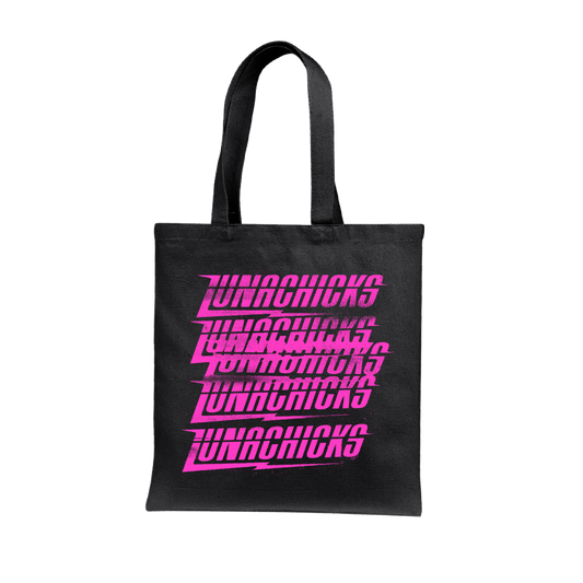 Repeater Logo Tote Bag (Black)
