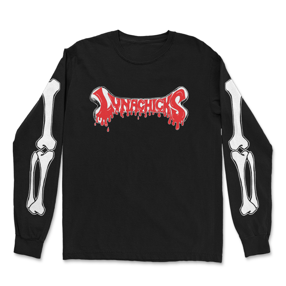 Dripping Bones Long Sleeve (Black)