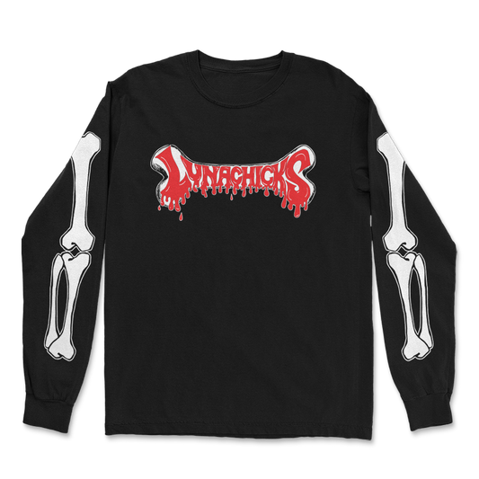 Dripping Bones Long Sleeve (Black)