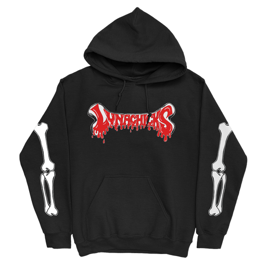 Dripping Bones Pullover Hoodie (Black)