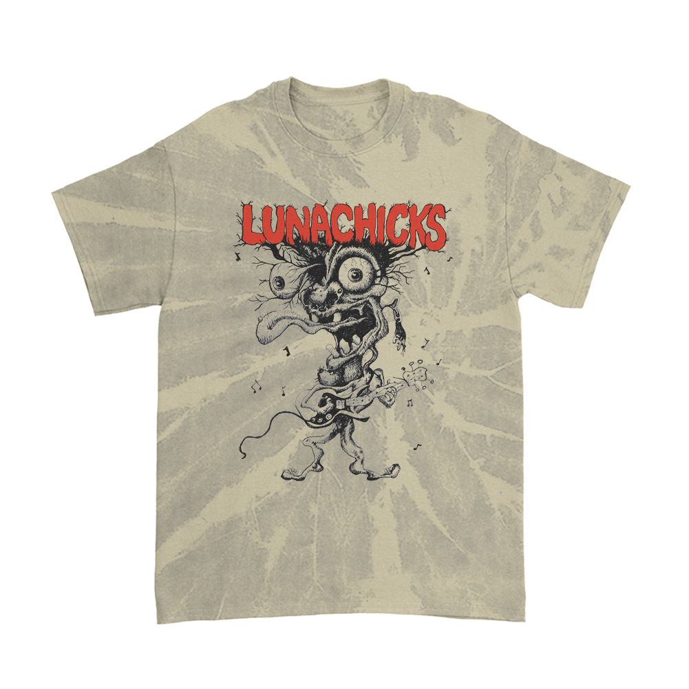 Googly Eyes T-Shirt (Tan Swirl Dye)