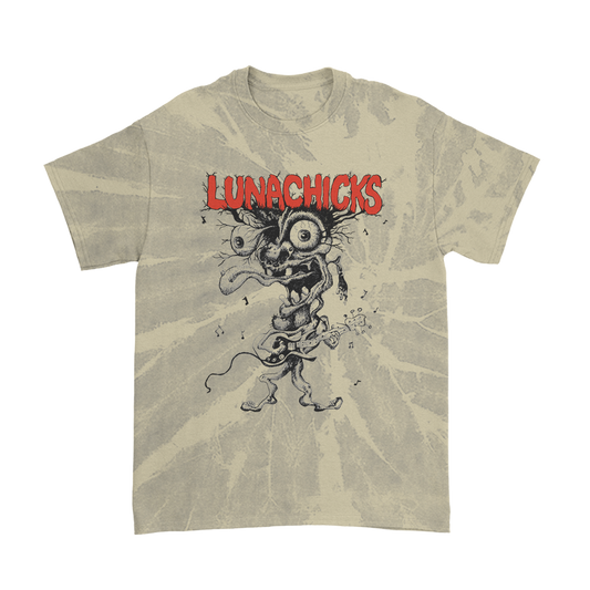 Googly Eyes T-Shirt (Tan Swirl Dye)